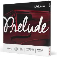 D'addario And Co 4/4 Prelude Corde Ré Medium/file Nickel