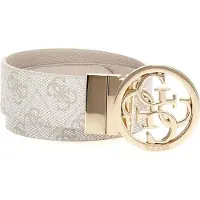 GUESS Ceinture 'NOELLE' beige / blanc