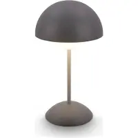 Briloner - Lampe de table sans fil LED IP44 avec fonction tactile, à intensité variable, lampe de chevet sans fil, de salon à poser, lampe chevet, 16 x 29 cm, anthracite