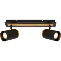Briloner Spot encastr Plafonnier Lampe de plafond Chambre coucher Pivotant 2 ampoules Couloir