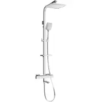 Mexen CQ62 colonne de bain avec mitigeur thermostatique, chrome (779106295-00)