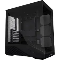 Lian Li Vector V100, Midi Tower, PC, Noir, Transparent, ATX, EATX, Micro ATX, Mini-ITX, Plastique, Acier, Verre trempé, Lecture
