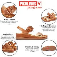 Pikolinos Sandales plates CADAQUES W8K femmes - Marron - 40