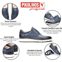 Pikolinos Chaussure à lacets 'Manacor' marine