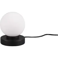 TRIO Lampe de table PRINZ II noir et blanc, 1xE14x40W, verre, dimensions : 15x12x12 cm, IP20, RL