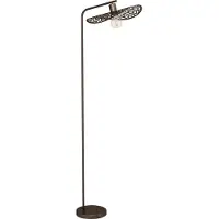 Eglo Lampadaire - H 159,5 cm - Couleur bronze - Métal