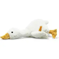 Steiff 075490 Gilda Oie, peluche, 26 cm, blanc