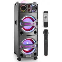 Pyle Sistema Altoparlante Bluetooth, Enceinte Bluetooth, Noir