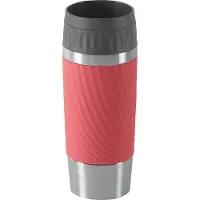 EMSA Tasse Isotherme Emsa Travel Mug Easy Twist Rouge Corail 360ml