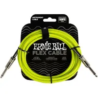 Ernie Ball Câbles Instrument Flex Jack/jack 3M Vert