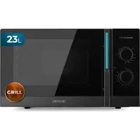 Cecotec Forniture , four à micro-ondes mécanique avec grill, 23 litres, Proclean 4120. 800W en mode micro-ondes et 1000W en mode grill, cuisson uniforme, 8 niveaux de puissance