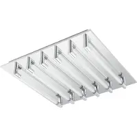 Eglo Lampe de plafond Velarde Chrome à 6 lumières