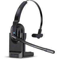 Energy Sistem Voice Pure Office Wireless Monaural Headphone Argenté