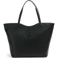 BOSS Cabas en cuir grainé avec monogramme Double B