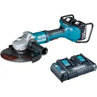 Makita Meuleuse d'angle 36V LXT Ø230 mm (2x5,0 Ah) en coffret - DGA900PT2