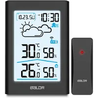Baldr Station météo avec écran BD-911 noir