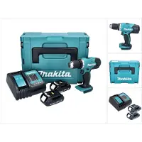 Makita Perceuse-visseuse sans fil DDF 453 SYJ 18 V 42 Nm + 2 batteries 1,3 Ah + chargeur + Makpac