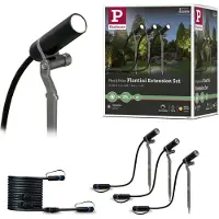Paulmann Plug & Shine LED Projecteur de jardin Plantini Set d'extension