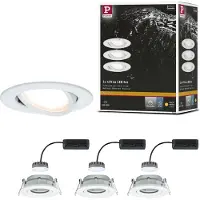 Paulmann Spots , Nova Plus, dimmable, Blanc, Salle de bains, Métal, Moderne