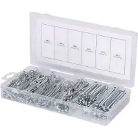 Ks Tools Assortiment de goupilles fendues 1000 pièces - 970.0330