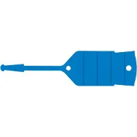 Ks Tools Porte-clés avec dragonne, bleu, 500 pièces ( 500.8094 )