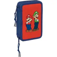 Super Mario Bros Mamma Mia double trousse à crayons 29 pièces