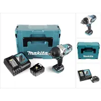 Makita DTW 1001 RT1J Clé à choc sans fil 18V 3/4" 1050Nm Brushless + 1x batterie 5,0Ah + chargeur + Makpac