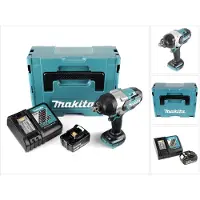Makita DTW 1001 RF1J Clé à choc sans fil 18V 3/4" 1050Nm Brushless + 1x batterie 3,0Ah + chargeur + Makpac