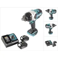 Makita DTW 1001 RG Clé à choc sans fil 18V 3/4" 1050Nm Brushless + 2x batterie 6,0 Ah + chargeur