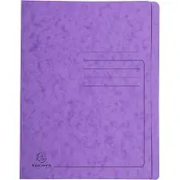 Exacompta 25 Chemises en carton violet DIN A4 (A4, 25x)