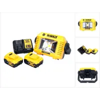 DeWalt DCL 077 P2 Projecteur de travail LED sans fil 12 V 18 V 2000 lm IP54 + 2x batterie 5,0 Ah + chargeur
