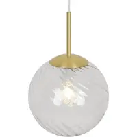 Nordlux Suspension en verre Chisell laiton Ø 15cm