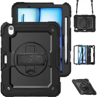 Just in Case Full Body Shockproof Case Apple Ipad Air 11 2025 / 2024 - Noir