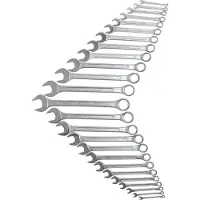 Bgs 1190 Jeu de clés à fourche, selon DIN 3113A, 6-32 mm, 25 pcs.