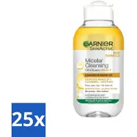 Garnier - Eau micellaire démaquillante - Huile - 100 ml - Lot économique - 25 pièces