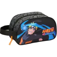 Naruto Reise-Toilettentasche Schwarz 26 x 15 x 12 cm