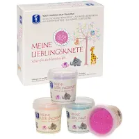 Feuchtmann Set de modelage pailleté Premium, 4x130 g,