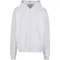 Build Your Brand Ultra Heavy Full Zip Sweatshirt Blanc 4XL Homme