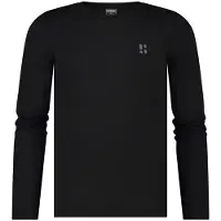 Poederbaas Maillot de Corps Poederbaas Homme Lightweight Baselayer Black-XXL