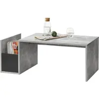 En.casa ABND-9403 Table basse Bollnäs - Aspect béton