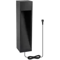 Livolo Lampe de jardin debout | IP65 imperméable | Branchez et jouez | Noir | Chaud / blanc
