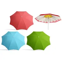 Bigbuy Solskærm souple Ø 220 cm