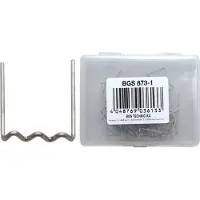 Bgs 873-1 100 agrafes de réparation (forme en U 0,6 mm) pour art. 873