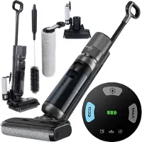 Ruhhy 24860 Aspirateur eau et poussière, Lixo 200W, 16kPa, 2 en 1, noir