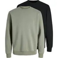 Jack & Jones Sweat-shirt 'JJEBradley' greige / noir