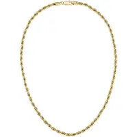 BOSS Collier chaîne doré à maille corde