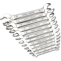 BRÜDER MANNESMANN mannesmann jeu de 12 clés a fourche - 6 a 32 mm - chromé