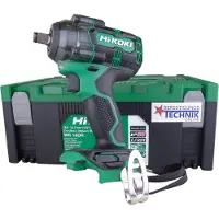 HiKOKI Hitachi Clé à choc sans fil 18,0 volts WR18DH Basic 1/2" IP56 345Nm Brushless