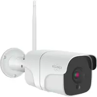 Elro App caméra de surveillance extérieure avec détecteur de mouvement enregistrement caméra de vision nocturne