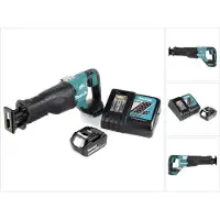 Makita DJR 187 Scie sauteuse sans fil Scie sans balais 18 V + 1x Batterie 6,0 Ah + Chargeur